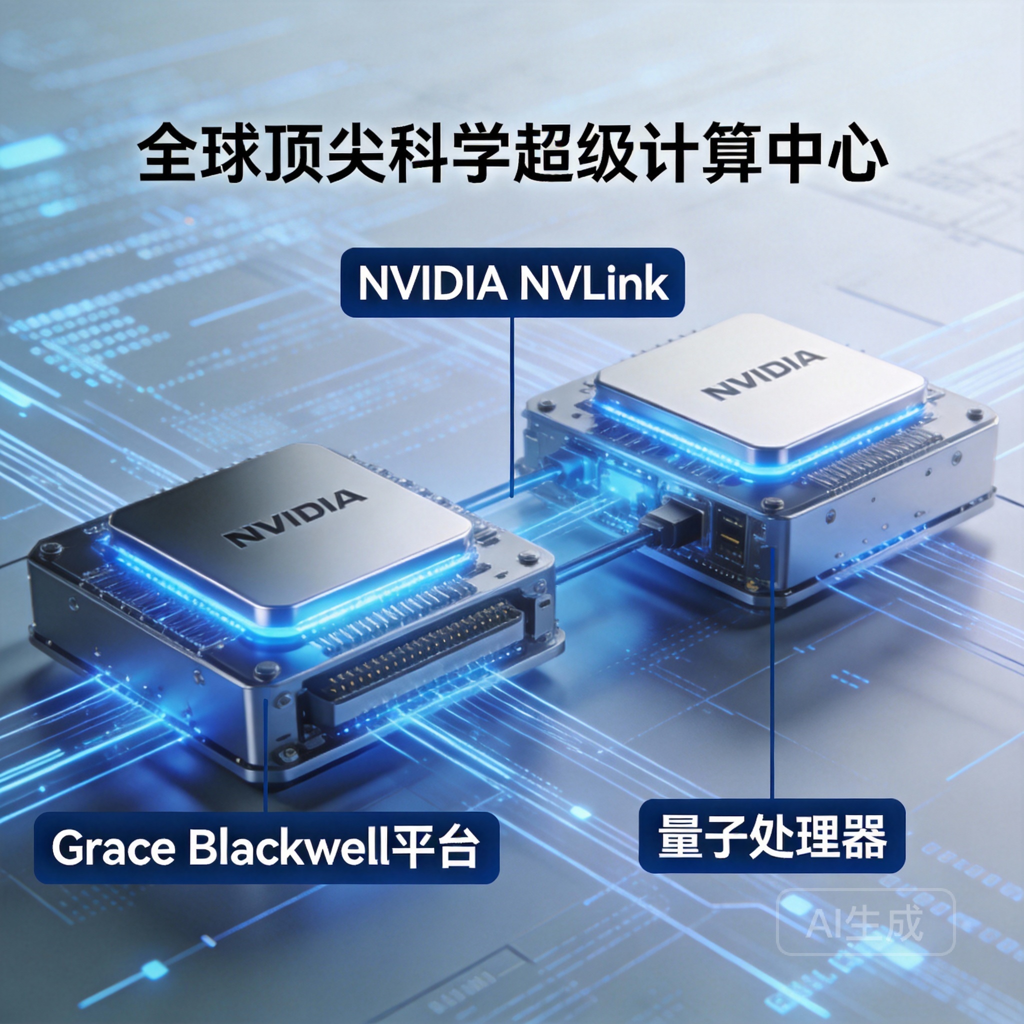 全球顶尖科学超级计算中心采用 NVIDIA NVLink 将 Grace Blackwell 平台与量子处理器整合