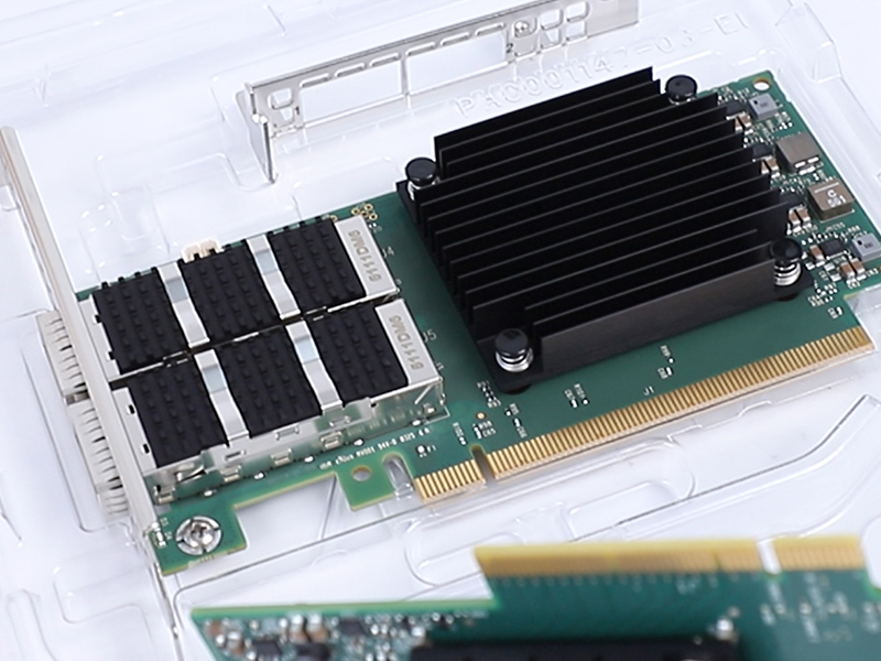 MCX75310AAS-NEAT Mellanox NVIDIA ConnectX-7  NDR 400Gb/s单端口OSFP IB 网卡