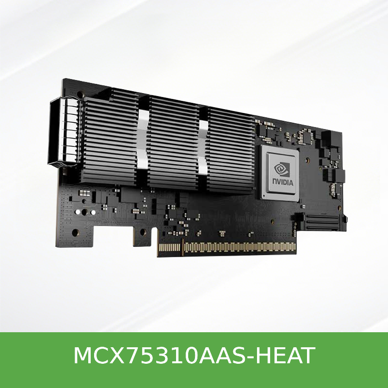 MCX75310AAS-HEAT Mellanox NVIDIA ConnectX-7 NDR200Gb/s单端口OSFP IB 网卡