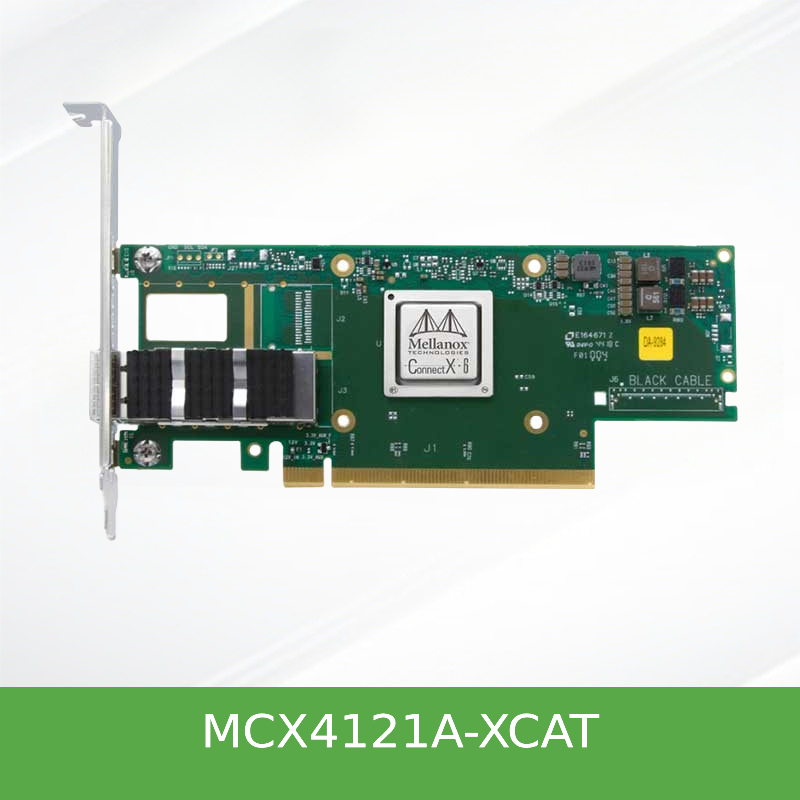 MCX4121A-XCAT NVIDIA Mellanox  ConnectX-4 Lx EN系列 10GbE 双端口 SFP28 以太网智能网卡