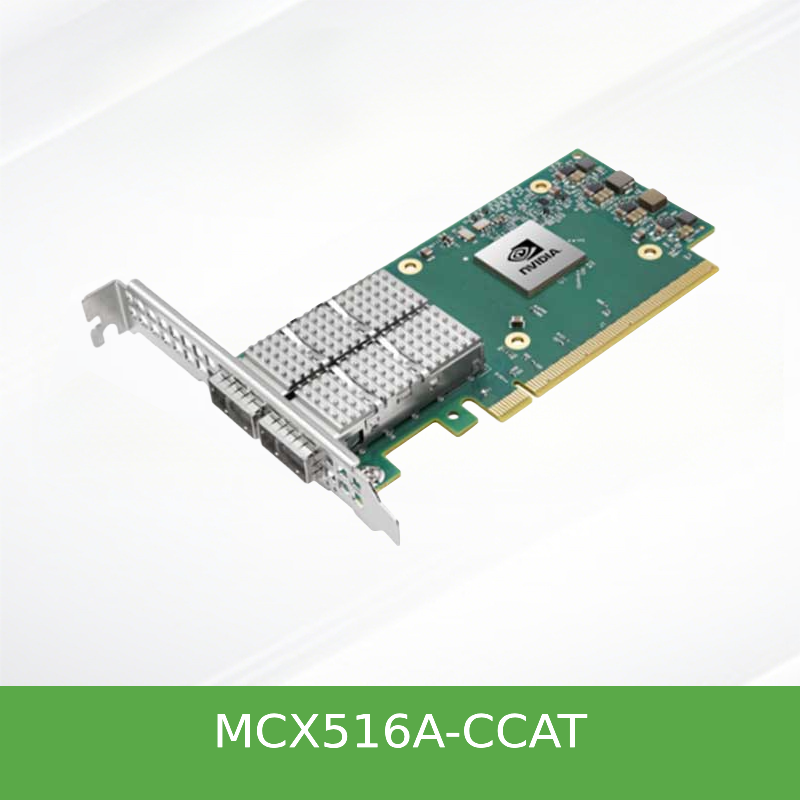MCX516A-CCAT Mellanox NVIDIA ConnectX-5 EN Adapter Card 100GbE双端口 以太网 网卡