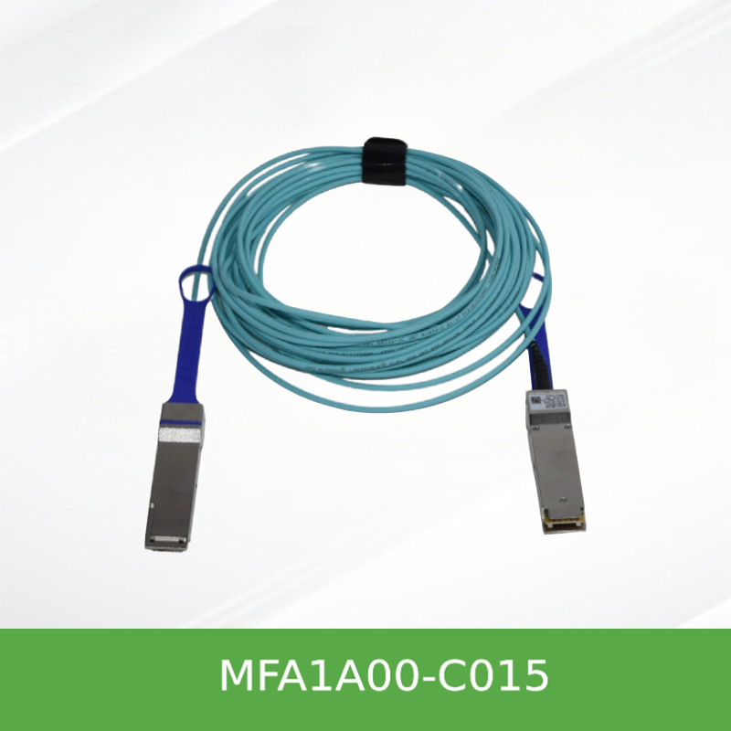 MFA1A00-C015 NVIDIA Mellanox MFA1A00 LinkX系列 100G QSFP28 有源光缆  15米