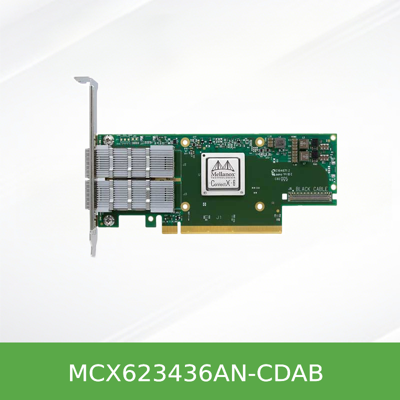 MCX623436AN-CDAB NVIDIA Mellanox  ConnectX-6 Dx系列 100GbE 双端口 QSFP56 智能网卡