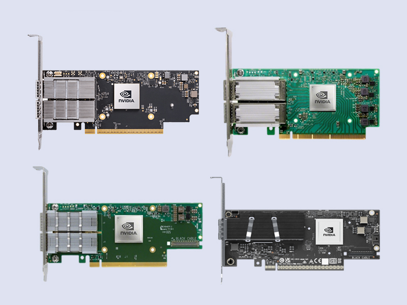 MCX653106A-ECAT Mellanox NVIDIA ConnectX-6 VPI Adapter Card  HDR100/EDR/100GbE双端口 IB网卡