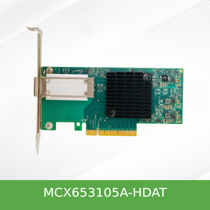 MCX653105A-HDAT Mellanox NVIDIA ConnectX-6 MCX653105A HDR/200GbE单端口 IB网卡