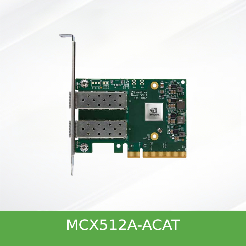 MCX512A-ACAT Mellanox NVIDIA ConnectX-5 EN Adapter Card 10/25GbE双端口以太网网卡