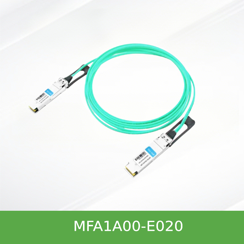MFA1A00-E020 NVIDIA Mellanox MFA1A00 IB EDR系列 100G QSFP28  20米有源光缆