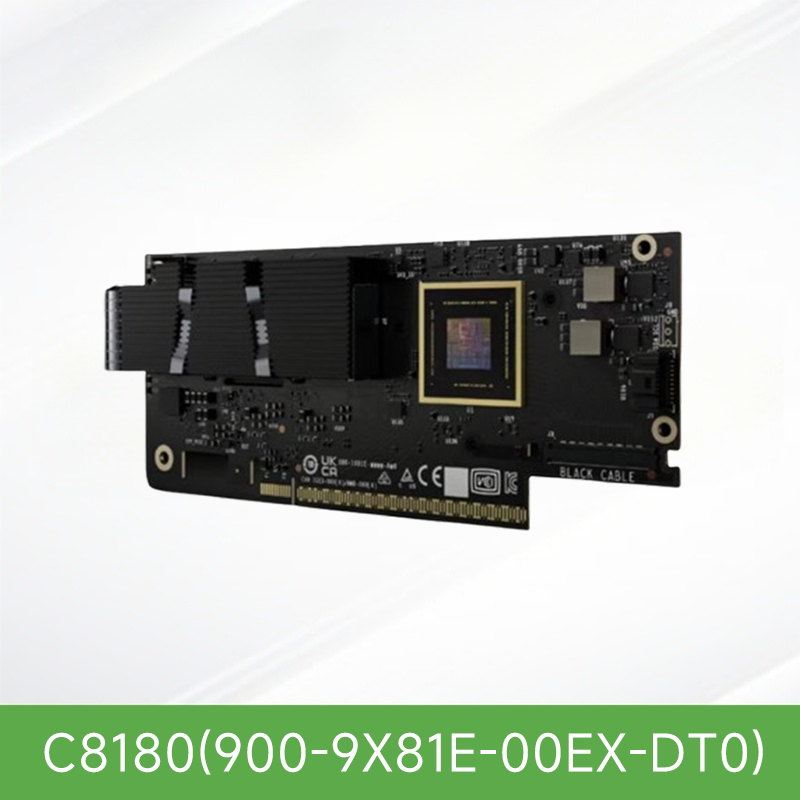 C8180 (900-9X81E-00EX-DT0) NVIDIA ConnectX-8  XDR 800Gb/s 单端口OSFP IB网卡