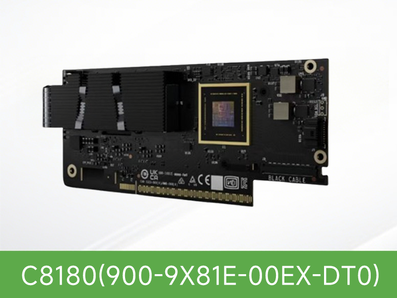C8180 (900-9X81E-00EX-DT0) NVIDIA ConnectX-8  XDR 800Gb/s 单端口OSFP IB网卡