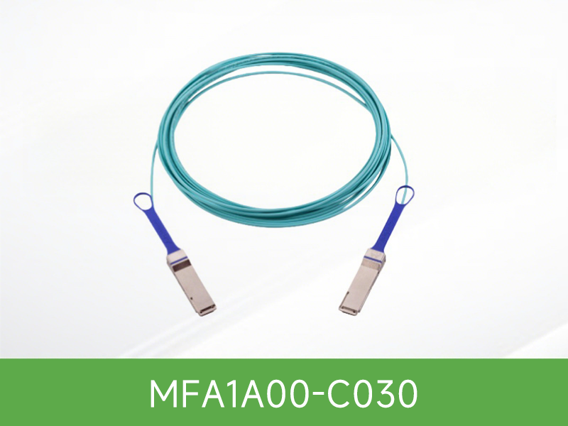 MFA1A00-C030 NVIDIA Mellanox MFA1A00 LinkX系列 100G QSFP28 有源光缆  30米