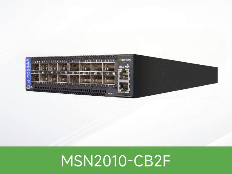 MSN2010-CB2F Mellanox NVIDIA MSN2010 Spectrum 25/100GbE 1U Open 以太网交换机
