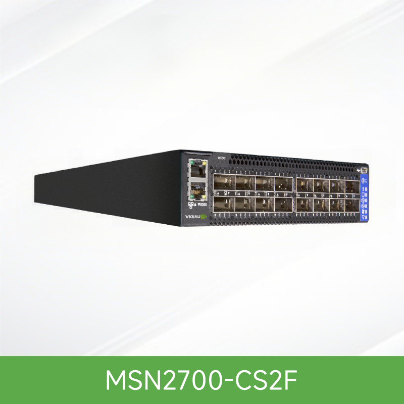 MSN2700-CS2F NVIDIA Mellanox Spectrum-2 100GbE 1U Open 以太网交换机