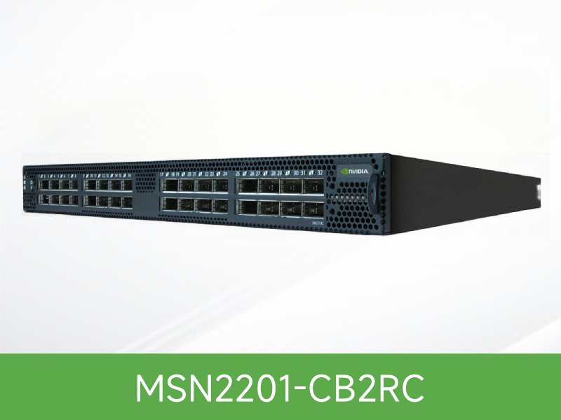 MSN2201-CB2RC NVIDIA Mellanox MSN2201 Spectrum-2 10/25/100GbE 1U Open 以太网交换机