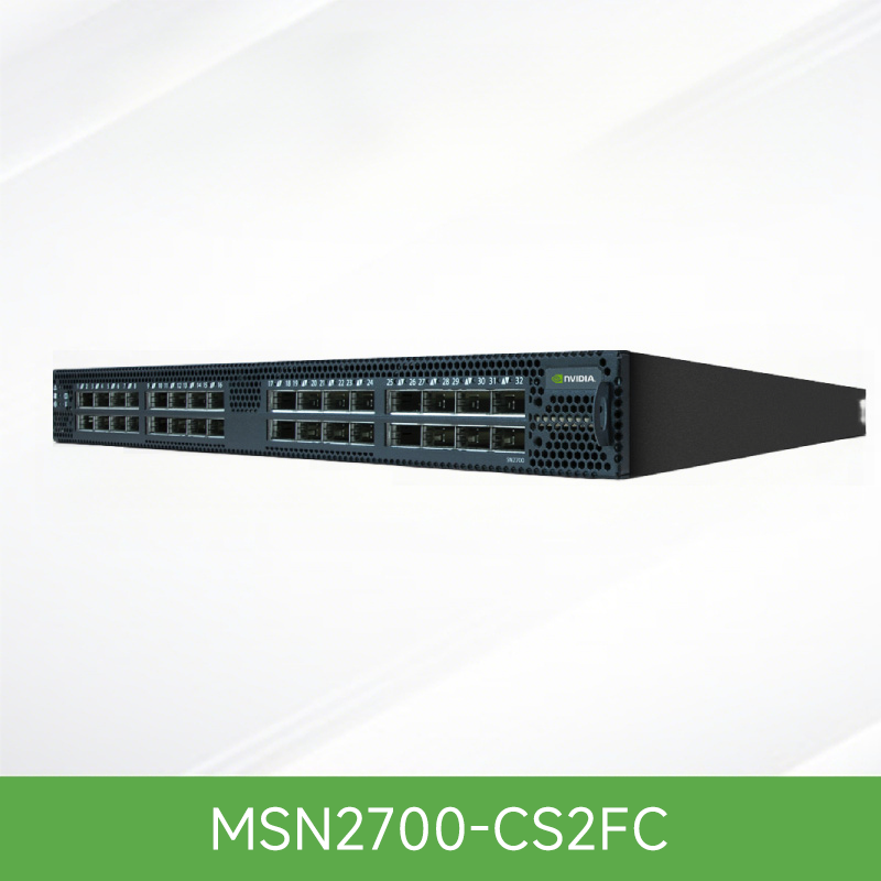 MSN2700-CS2FC NVIDIA Mellanox MSN2700 Spectrum-2 100GbE 1U Open 以太网交换机