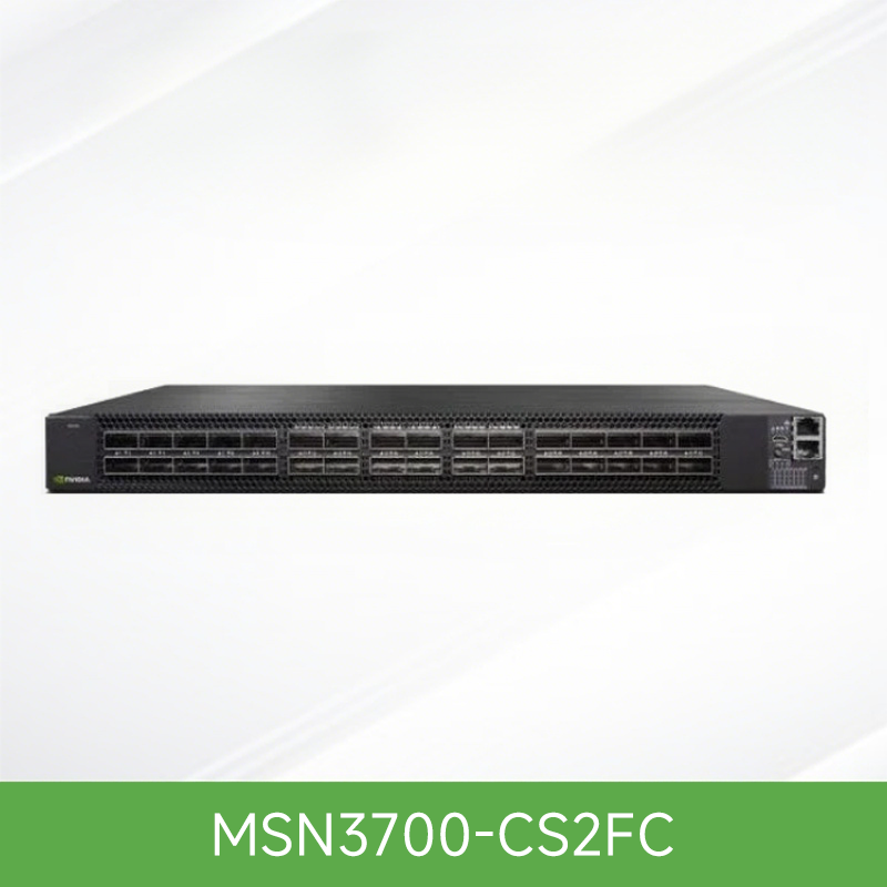 MSN3700-CS2FC NVIDIA Mellanox MSN3700 Spectrum-2 100GbE 1U Open 以太网交换机