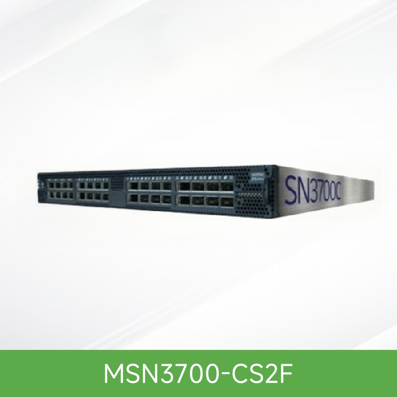 MSN3700-CS2F NVIDIA Mellanox MSN3700 Spectrum-2 100GbE 1U Open 以太网交换机