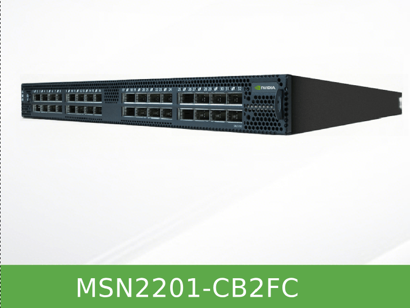 MSN2201-CB2FC NVIDIA Mellanox MSN2201 Spectrum-2 100GbE 1U Open 以太网交换机